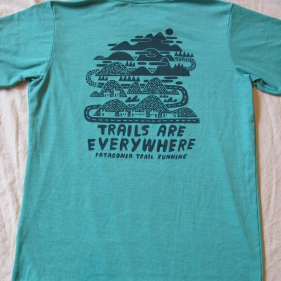 Patagonia Womens Capilene Daily Graphic Trail shirt small - Picture 4 of 4